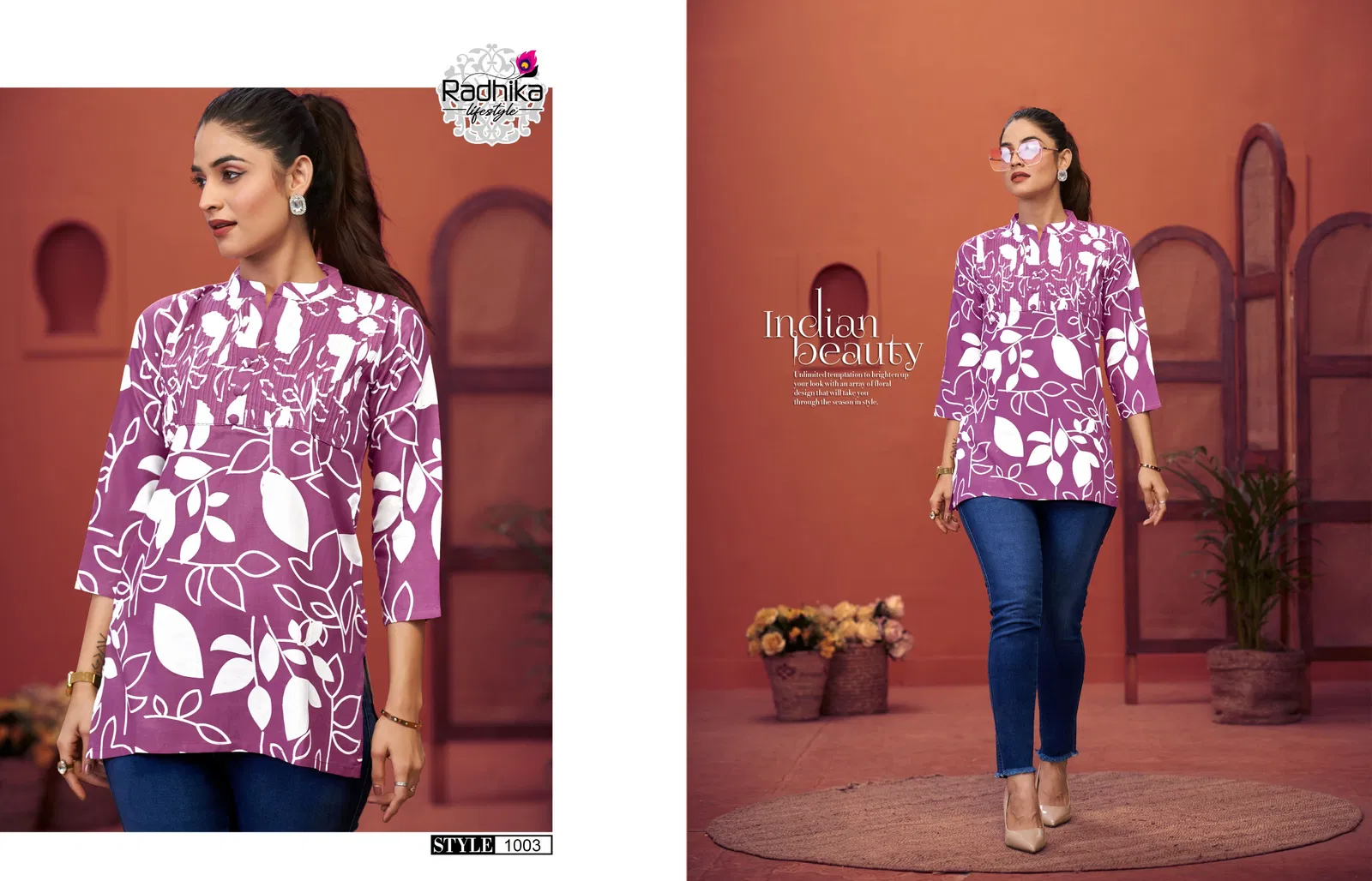 Crest Vol 1 By Radhika Heavy Rayon Printed Ladies Top Orders In India